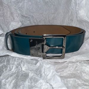Burberry Belt Blue Leather Size 36/90